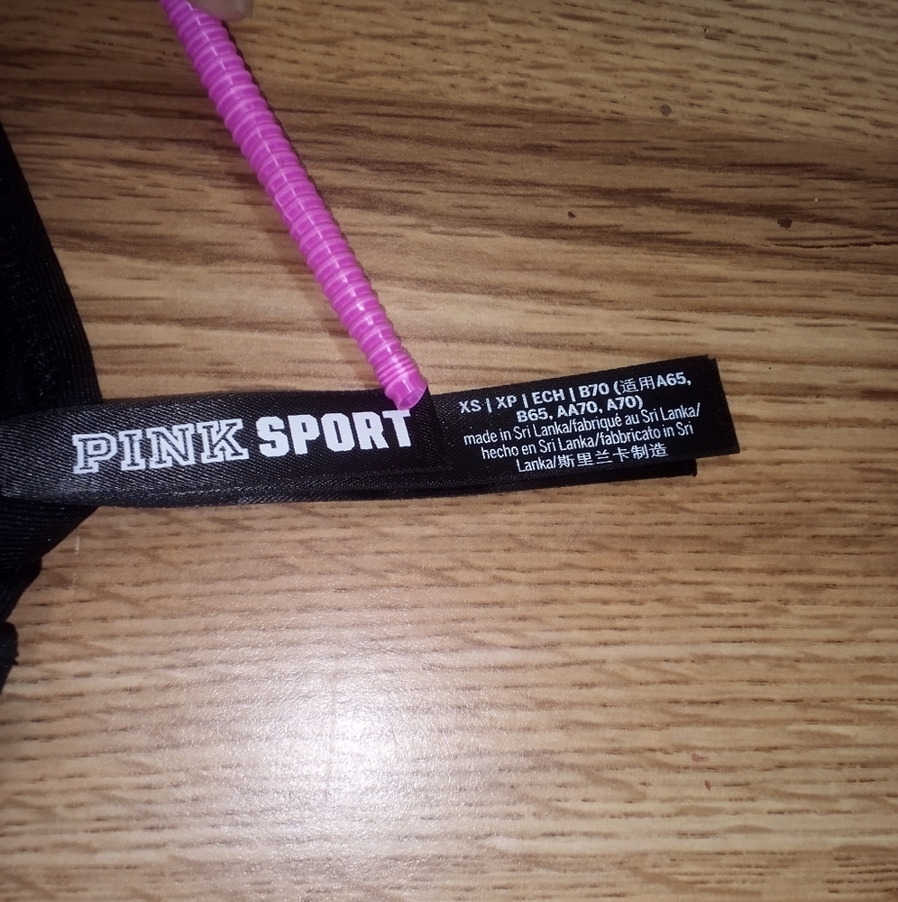 GUC Pink Sports bra XS black - Picture 5 of 5